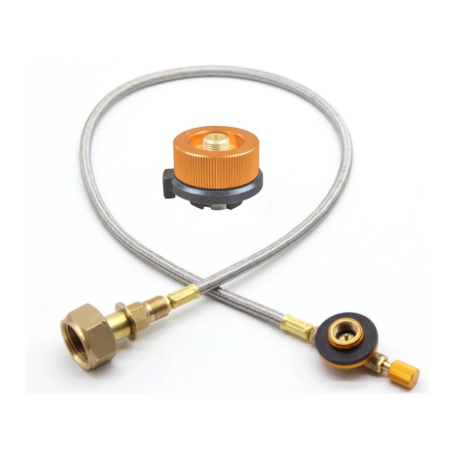 Camping & Hiking Gas Can Adapter: Card-Type Flat Can Inflation Connector