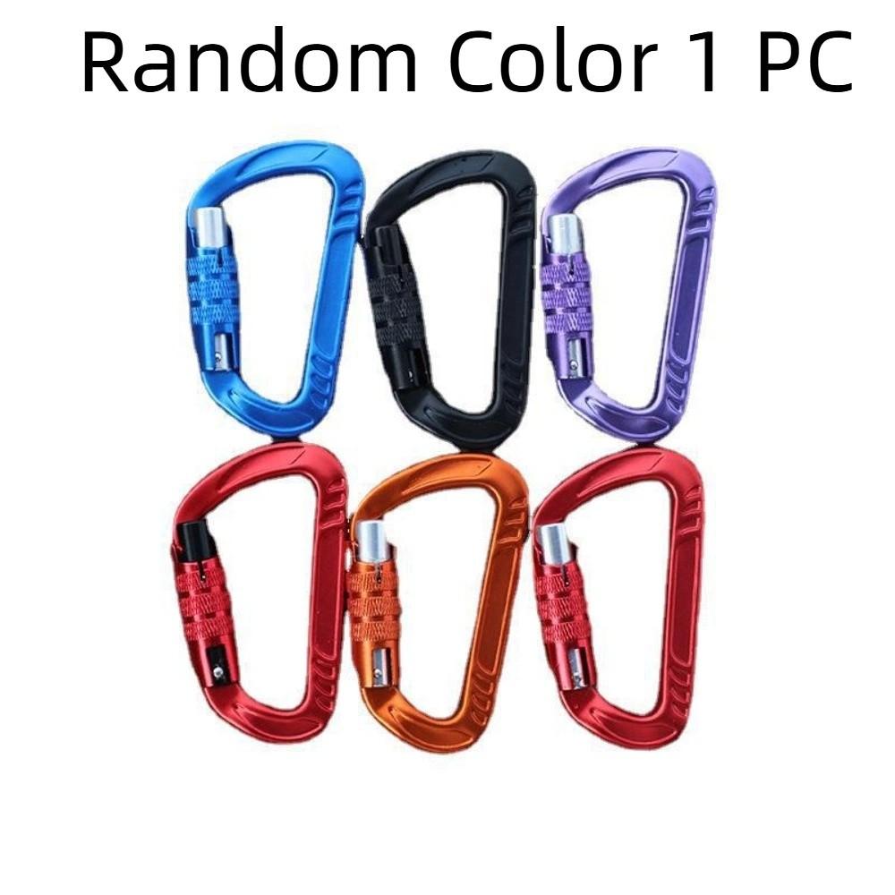 

Профессиональный карабин D-образной формы 7075 Авиационный алюминий Пряжка для занятий спортом на открытом воздухе Кемпинг на открытом воздухе Random 1 PC