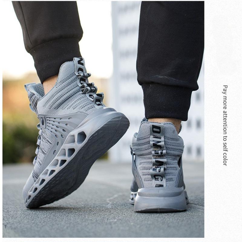 Man Boots Safety Shoes Puncture-Proof Work Shoes Men Lightweight Work Sneakers Steel Toe Shoes Safety Boots Indestructible Shoes