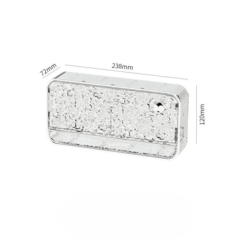 Light Luxury Water Corrugated Wall-mounted Soap Dish with Drain Drawer Bathroom Soap Dish Punch-free Soap Dish Soap Holder