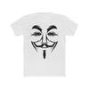 V For Vendetta Guy Fawkes Mask Unisexs Cotton Crew T Shirt
