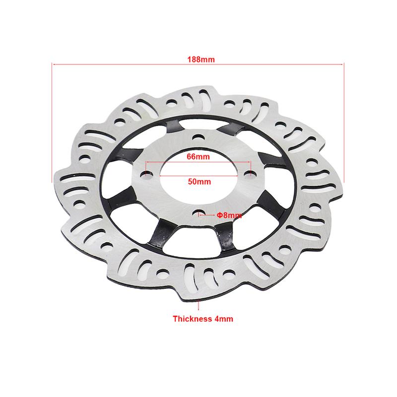 Motorcycle rear hydraulic disc brake kit for most 50cc-125cc motocross Bike BBR TTR CRF 50 XR Apollo Motorcycle