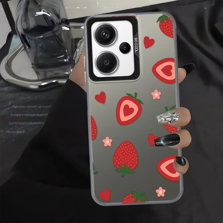 

Чехол-бампер с рисунком вишни для Xiaomi Redmi Note 14 Note 13 12 Pro Plus A2 14C 13C 10 A1 11 Pro 12C 12 Redmi A1+
