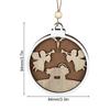 Nativity Scene Pendant Wooden Hollow Pendant Decor Lovely And Delciate Jesus Birth Ornament For Christmas Tree Home Decoration