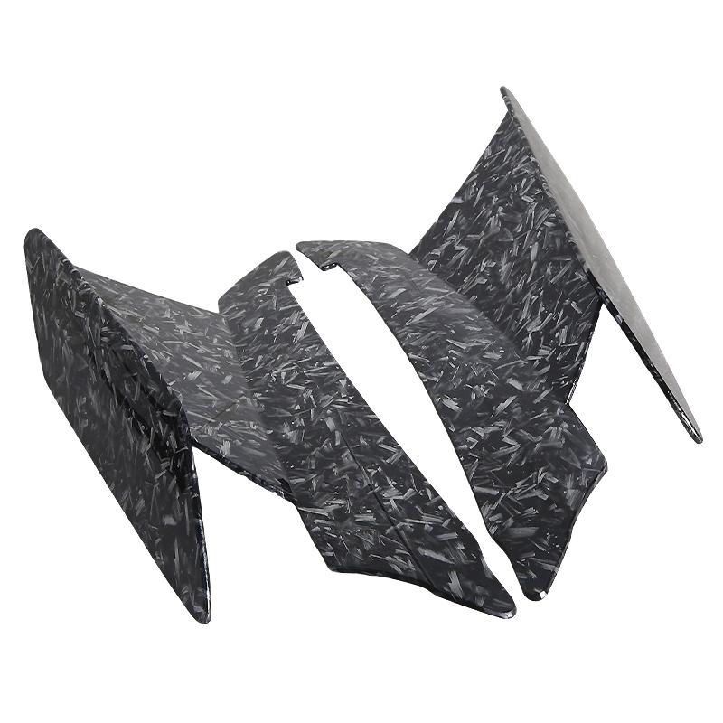 For CFMOTO 675SR 675SR-R 675SRR 675sr-r Motorcycle Fixed Wind Wing Front Aerodynamic Winglet Carbon Fiber Fairing Accessories