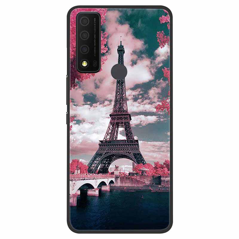 For TCL 30 XE 5G Case Marble Cat Soft Silicone Back Case for TCL 30 XL 30V 5G Phone Cover TCL30 XE T767W 30XE 5G Coque Funda Bag