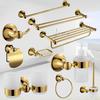 Double Layer Copper Bathroom Towel Rack