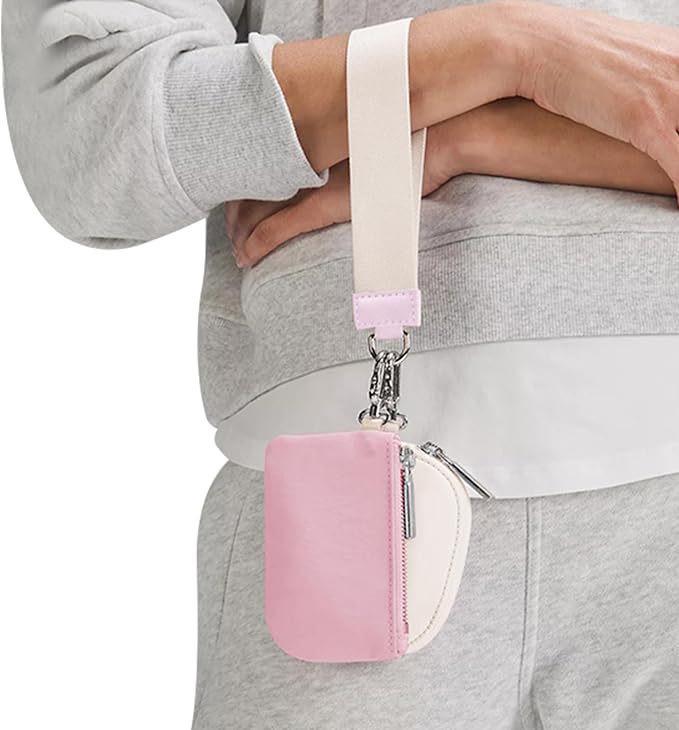 2024 LULU Macaron Color Key Case: Fresh Sweet Mother-and-Child Coin Purse for Girls