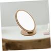FOMIYES Folding Desktop Makeup Fashionable Makeup Car for Home and Salon Convenient Storage Mirror, Mirror, Design, Beige, Use,
