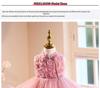 Girls' Flower Girl Wedding and Princess Party Dress for Birthday, Host, Piano Performance, and Special Events