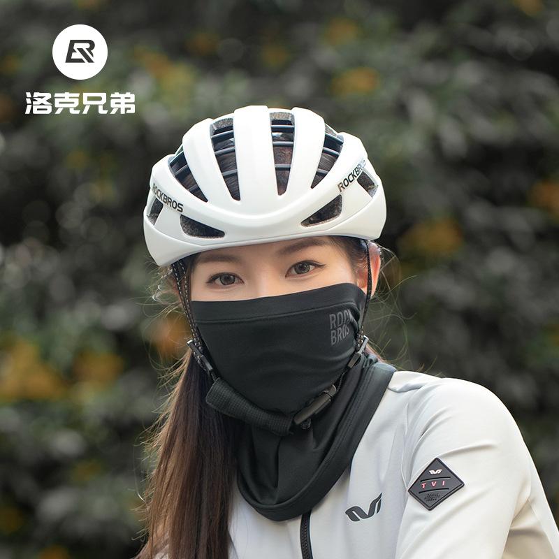 Rock Brothers Cycling Face Mask Fall/Winter Windproof Warm Breathable Fleece Neck Warmer for Men and Women—Outdoor Gear