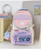 The Korean version of the schoolbag is fresh and painful, and the large-capacity female high school student campus has multiple compartments.