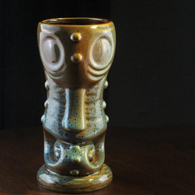 Bar Hawaiian Cocktail Beer Cups Home Decor Decorative Vase Funny Ceramic TiKi Cup Personalized Drinkware Water Mug Featured Gift