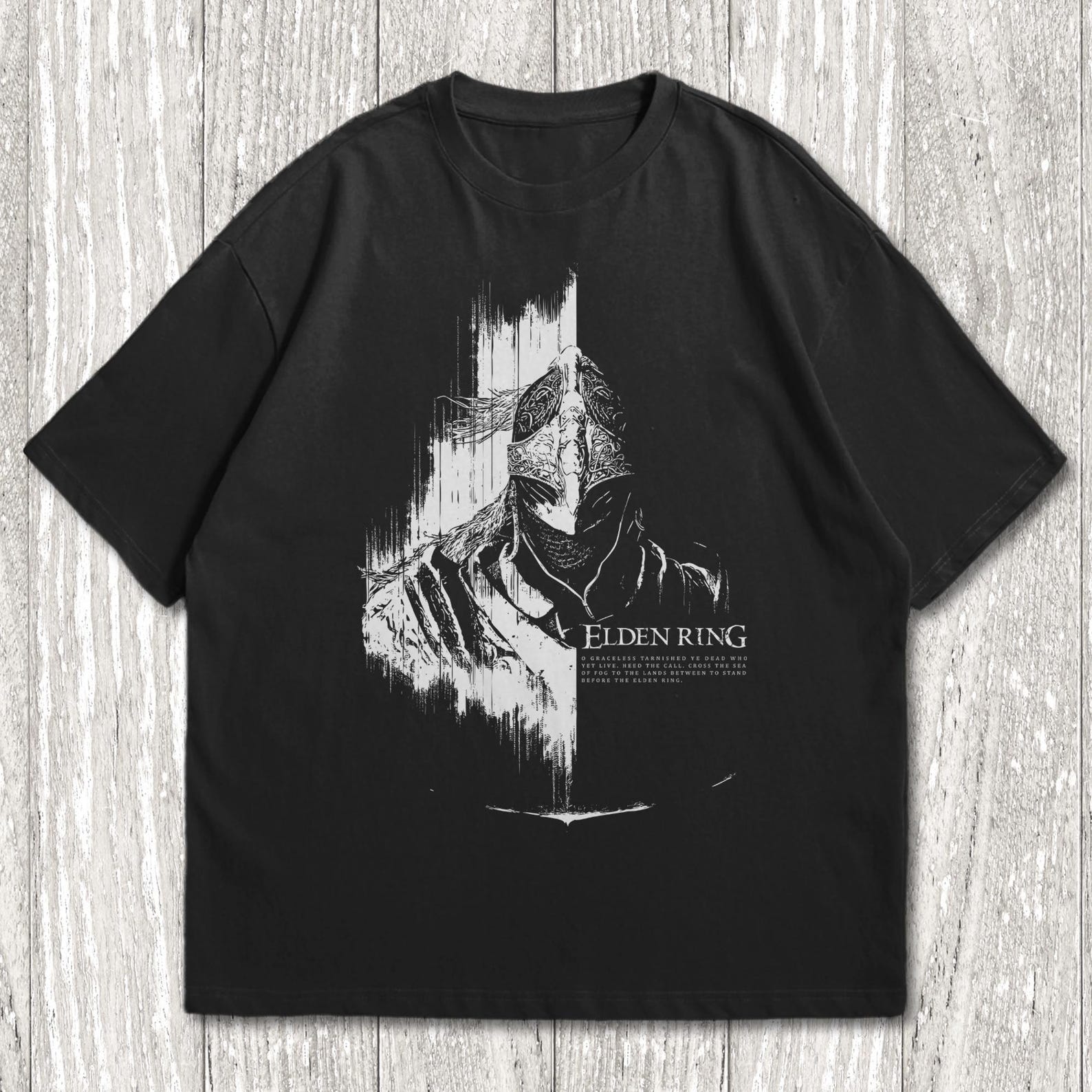 Tarnished Shirt, Tarnished T-Shirt Oversized, Gothic Elden Ring Fan Shirt, Elden Ring Shirt, Tarnished, Dark Souls 3XL