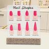 Acrylic Nail Art Signboard Nail Shape Display Rack Wearing Armor Display Board Artwork Rack Nail Display Stand Nail Salons Decor