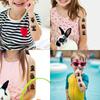 54pcs Temporary Tattoo Spooky Castle Cartoon Gothic Mansion Flying Drone Temporary Tattoo Stickers Haunted House For Cheeks
