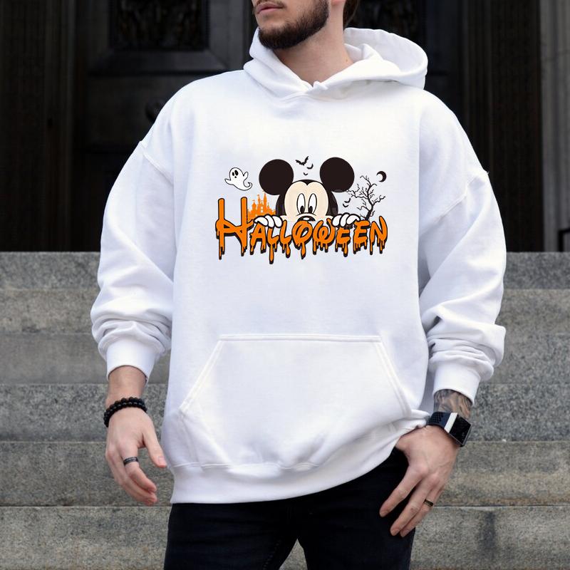 New Men's Fall Fashion Mickey Halloween Hoodie Comfortable Casual Men's Sweatshirt Top