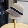 Autumn and Winter Equestrian Hats for Women, Sun-shading Fisherman Hats, Face-slimming Duckbill Caps, Korean-style Versatile Early Spring Outing