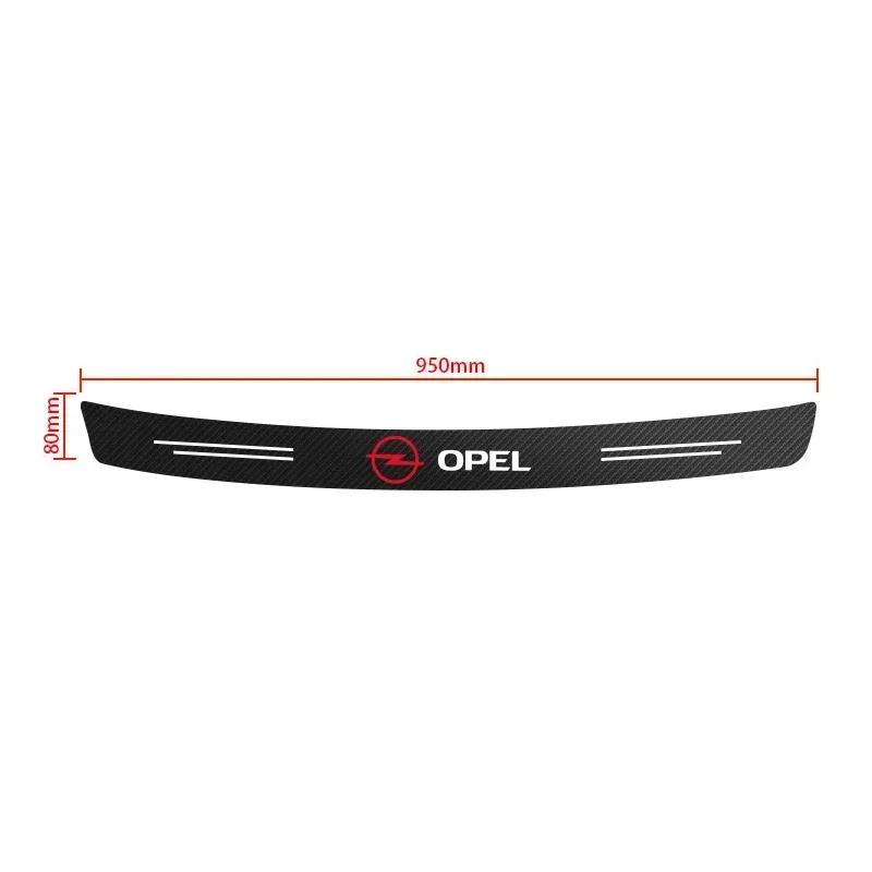 WAE2Carbon Fiber Car Styling Door Trunk Threshold Protector Sticker For Opel Astra Insignia Mokka Zafira Corsa Vectra Antara Meriva