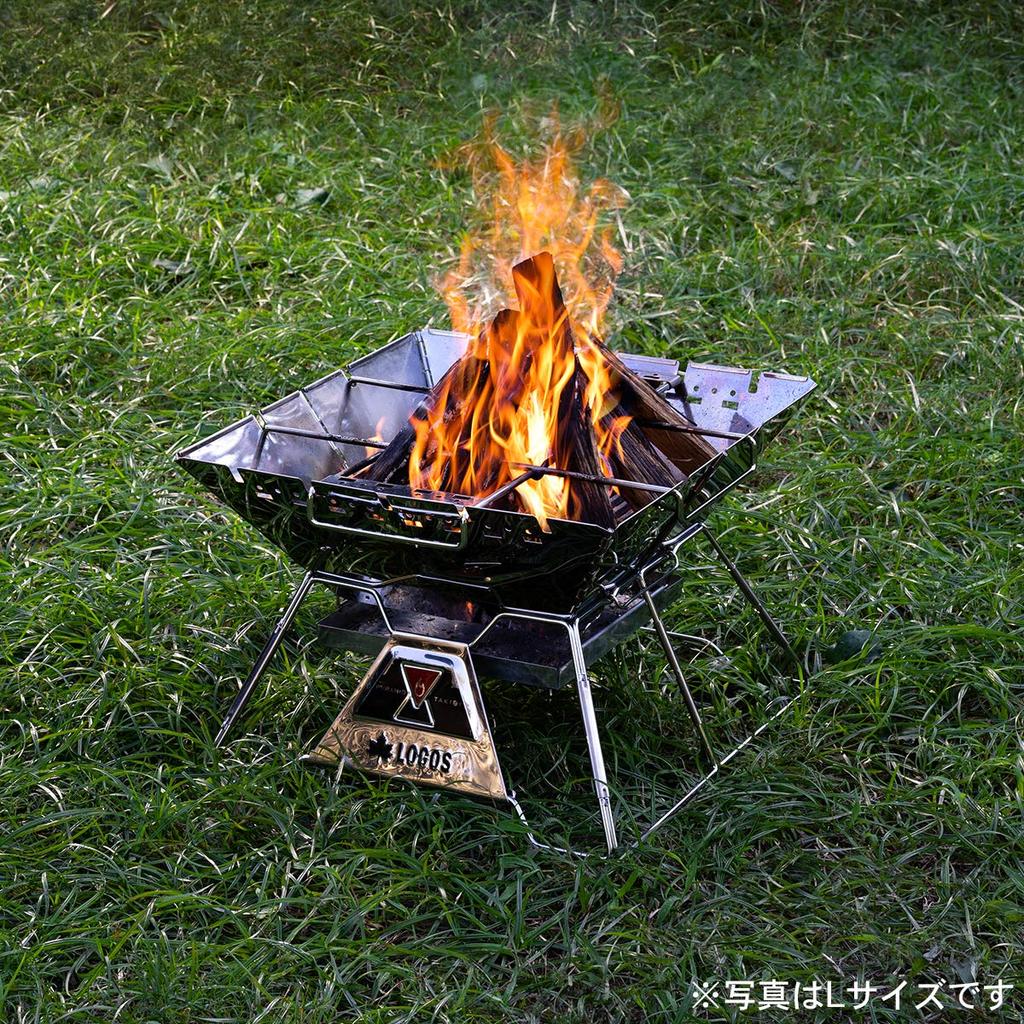 LOGOS Pyramid Iron Roaster XL 81064200 Camping Outdoor Barbecue Stove
