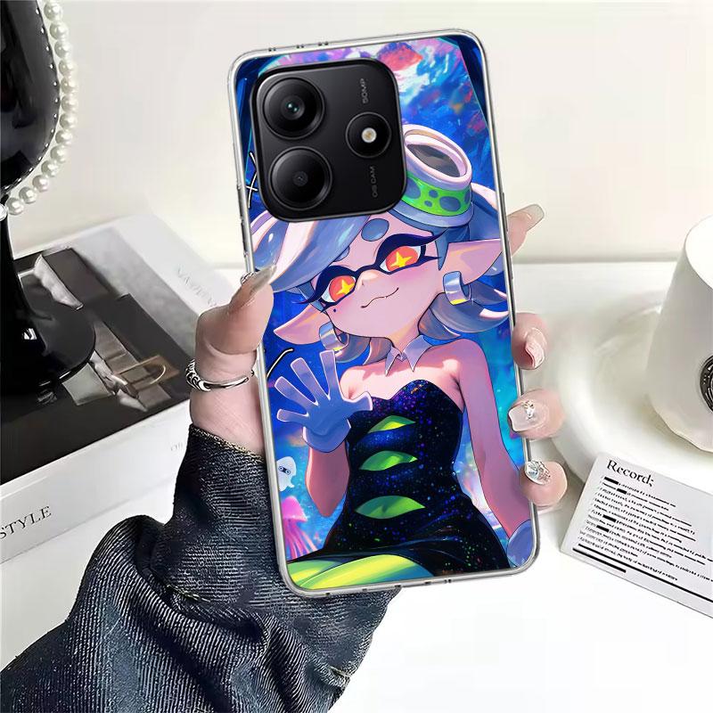 

Игровой S-Splatoons Мягкий чехол для телефона для Xiaomi Redmi Note 15 14 14S 13 12 Pro Plus 12S 11 11S 11E 10 10S 11T 5G Fundas Coque Redmi Redmi Note 14S