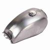 2.4 Gallons Motorcycle Gas Fuel Tank Bare Metal Retro Design Replacement for CFMOTO Mandrill