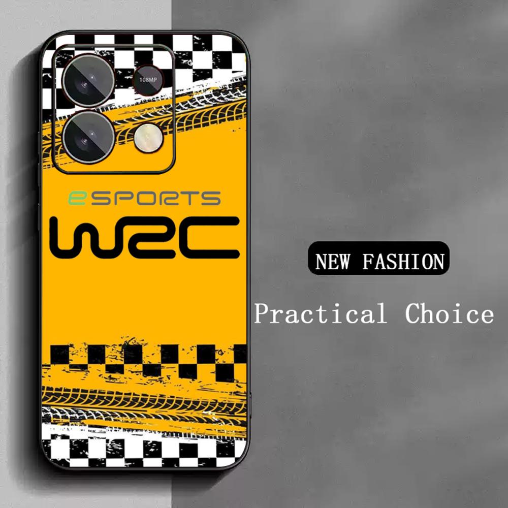 

Логотип WRC Rally Racing модный узор Чехол для телефона Для Redmi Note 14 13 12 11 Pro Plus S 5G 14C A3 Мягкая черная крышка для телефона Redmi Note 14 5G (Global)