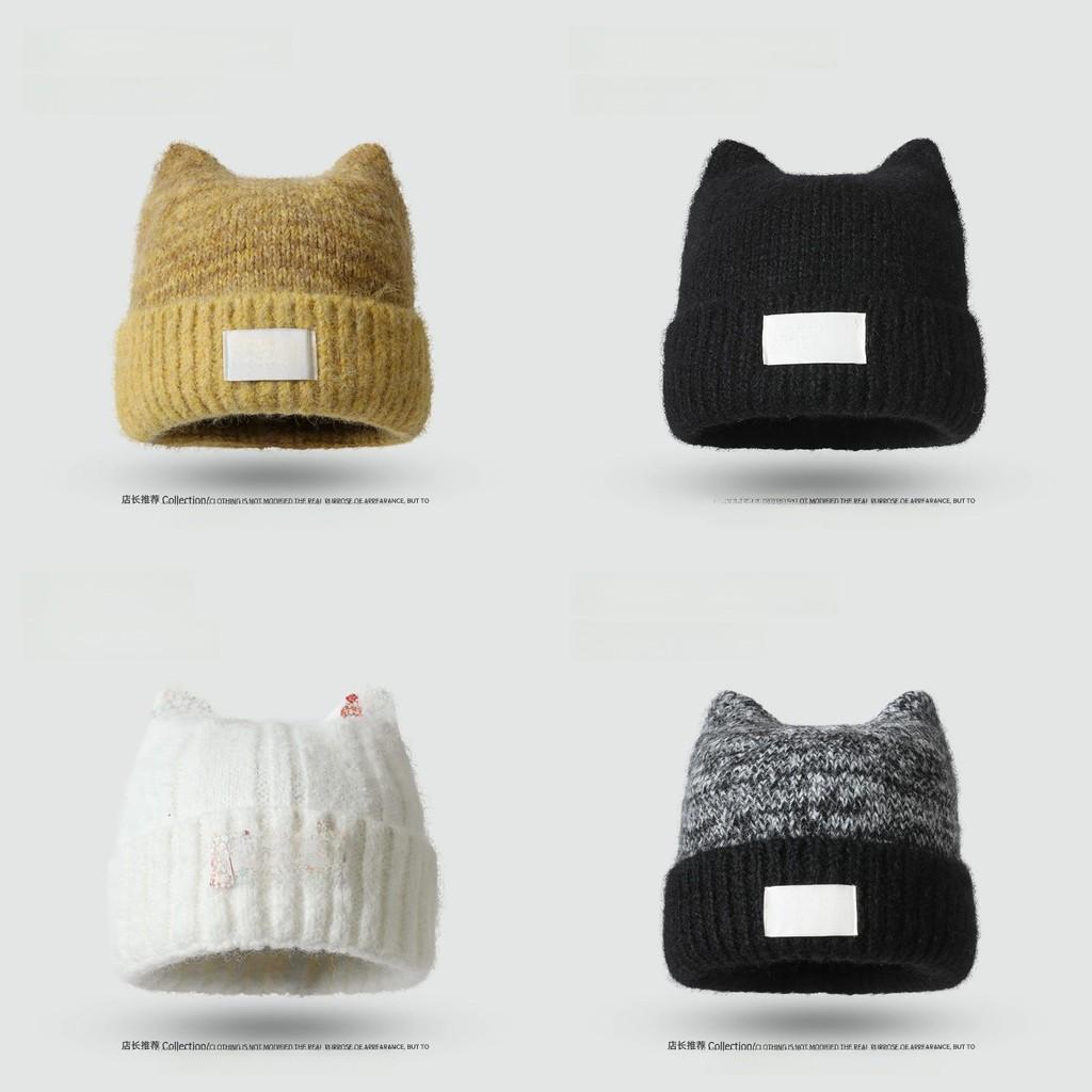 Knit Hat For Women Autumn Winter Acrylic Warm Windproof Cozy Sweater Style For Casual Outdoors