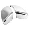 Pair Rearview Mirror Cover Housing Matte Chrome Protection Cap Shell Fit for B7 NMS