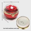 Rotating Rose Gift Box with Necklace and Ring - Valentine's Day Eternal Flower Jewelry Box