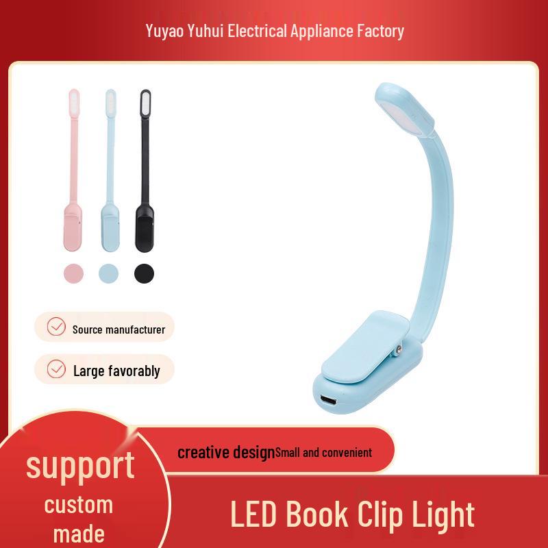 

Creative LED Table Lamp with USB Charging, Three-Level Dimming, and Folding Design for Night Reading Battery-Powered синий