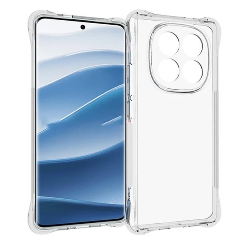For Xiaomi Redmi Note 14 Pro+ 5G Clear TPU Case WANLONFENG TM Series 2.0mm Phone Back Cover