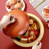 Korean Ramen Cooking Pot with Lid Stainless Steel for Seafood