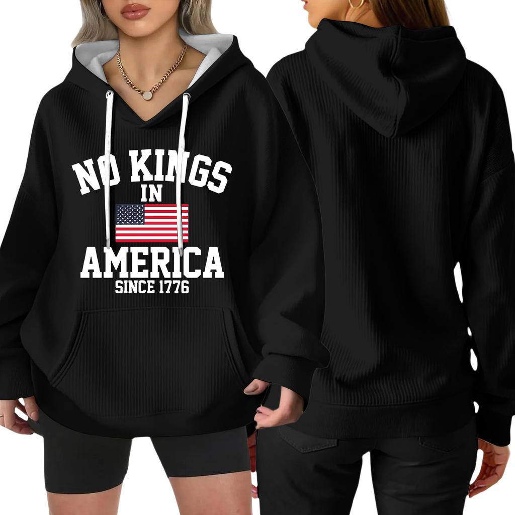 Women's Fashion Casual Long Sleeve Loose Printed Pullover Sports Long Sleeve Sweatshirt