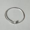 Ka Family CNC Precision Gold Thin Nail Bracelet - Elastic Memory, European & American Fashion Jewelry.
