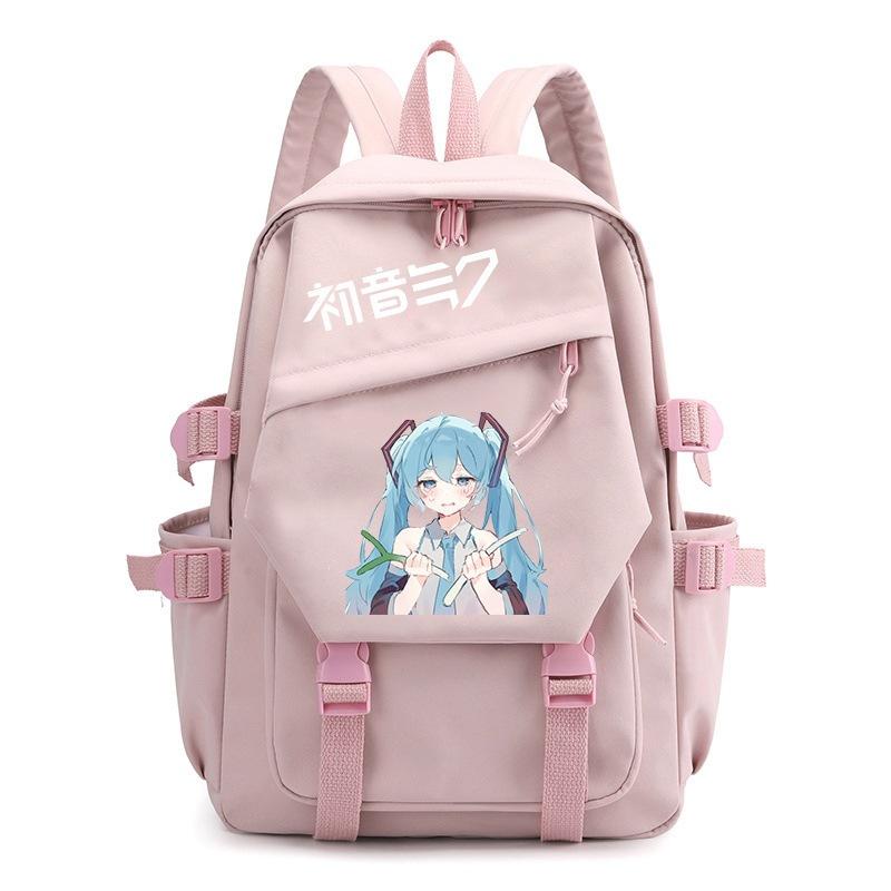 Cartoon Hatsune Printing Peripheral Printing Peripheral Backpack Student Schoolbag Travel Bag Men And Women Backpack