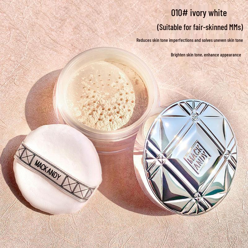 

Пудра для фиксации Marco Andy полупрозрачная легкая: Водостойкая, Матовый финиш, Осветляющая, Увлажняющая рассыпчатая пудра для макияжа.