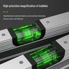 High-Precision Mini Magnetic Spirit Level, Aluminum Alloy, Right Angle Balance Tool