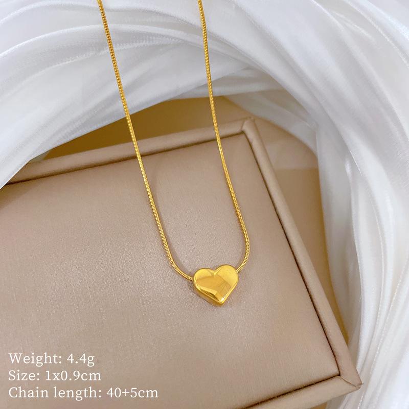 Geometric Planet Personality Minimalist Wind Furnace Real Gold Necklace Female Collarbone Chain