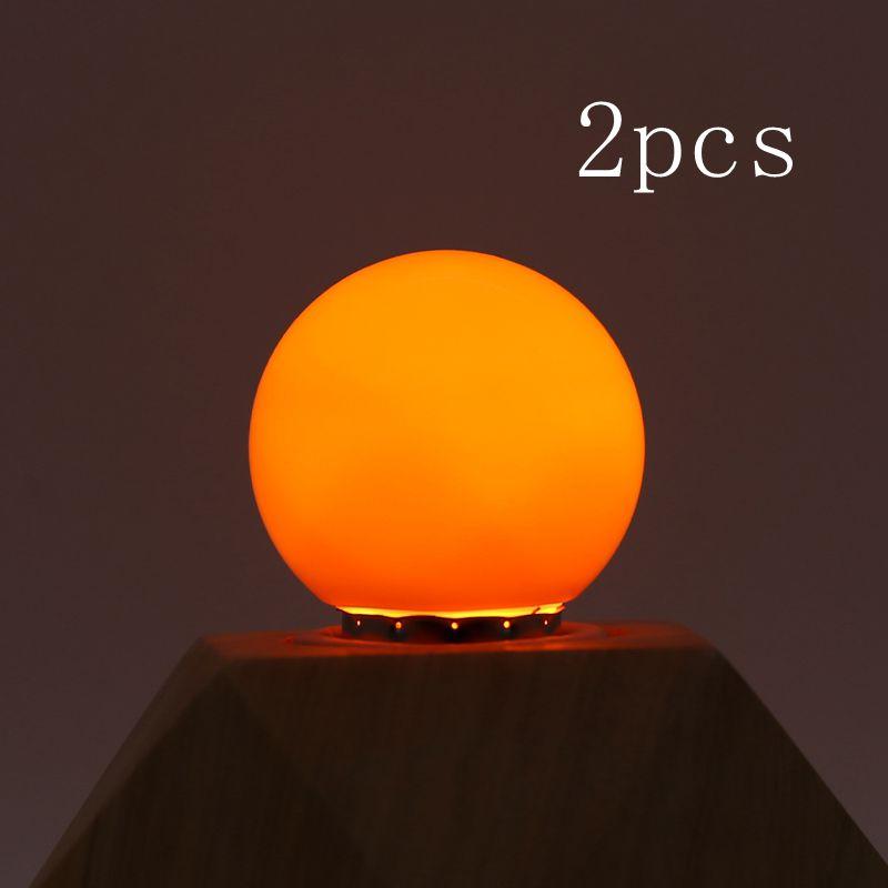 2 Stück/Los 1W Bunte LED-Glühbirne E27 220V Lampe Rot Gelb Blau Grün Rosa Orange Weiß Weihnachten Hochzeit Nachtlicht für Schlafzimmer