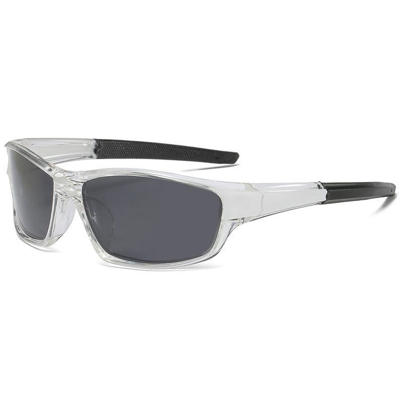 

неполяризовані окуляри для чоловіків Панк Дзеркало Велосипедні окуляри Модний брендовий дизайн Спортивні сонцезахисні окуляри для походів прозорий білий колір