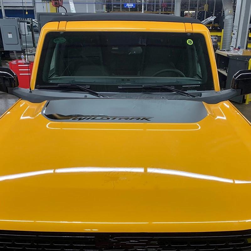 Bronco Wild Horse Car Stickers: Hood and Side Skirt Decals for Modified Decoration