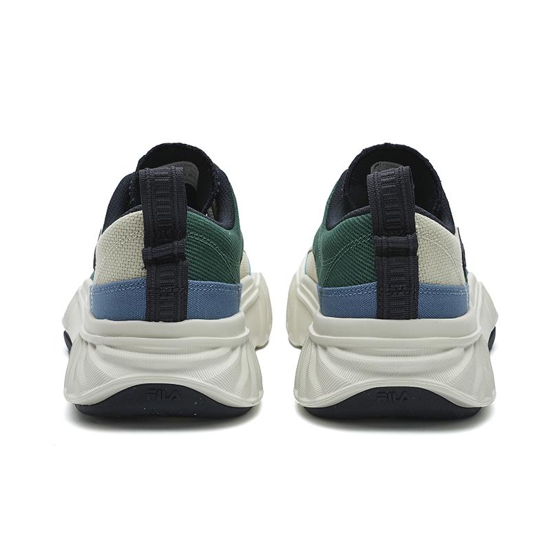 New FILA Fosso Chuanxing Shoes Low Top Canvas Shoes Men's Brown Green F12M422304FAS