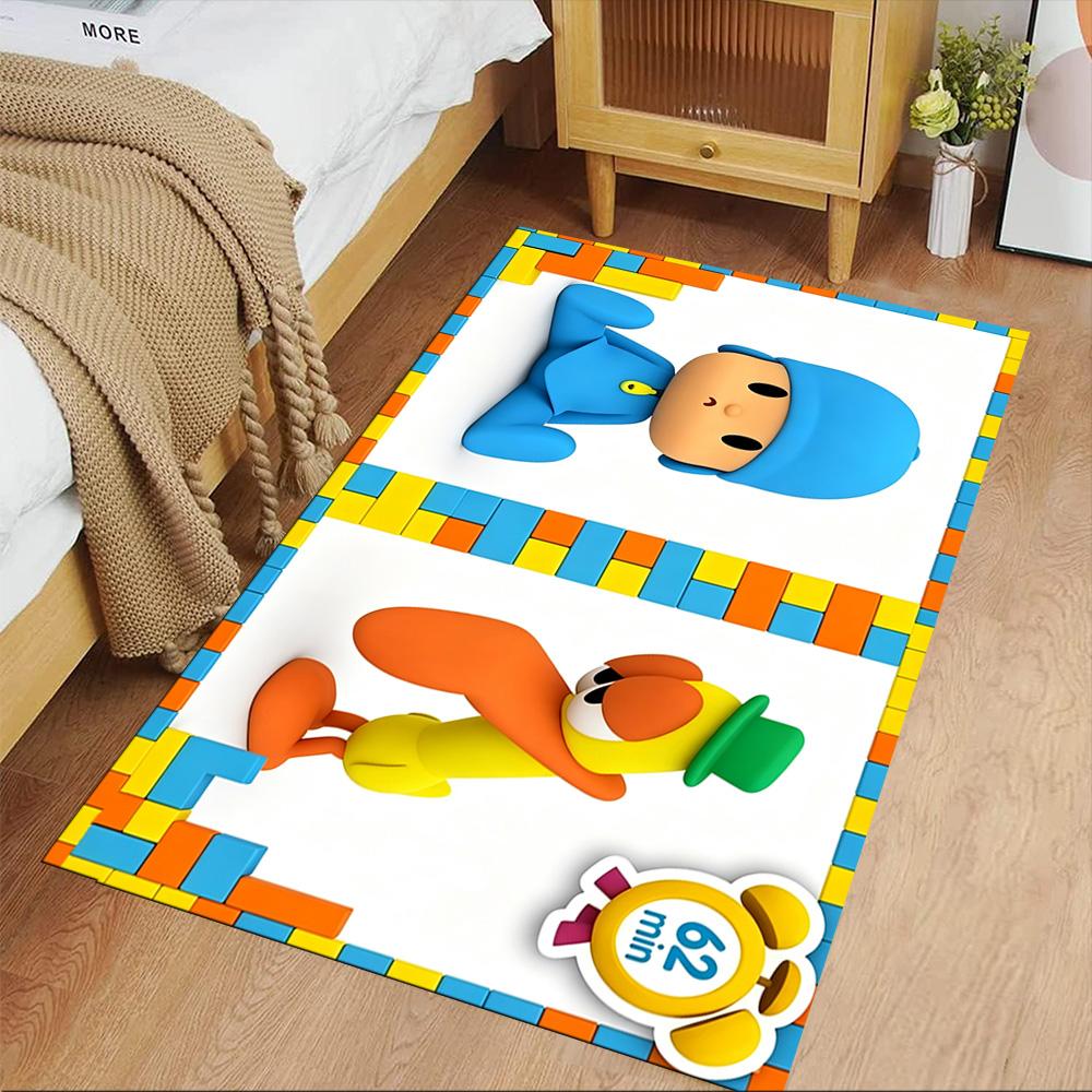 Pocoyo Area Rug Suitable for Hallway Entryway Dormitory Study room Antislip Carpet Anime Office Decor Birthday/Christmas Gift