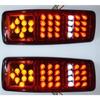 2x arrière led 12v feux 4 fonctions pour camion remorque benne camping-car camionnette camper caravane bus