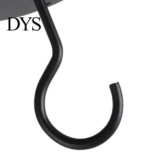 Flower Basket Hanger 1 Set Wall Mount Hook Anti-rust Sturdy Strong Load-bearing Non-falling Hanging Things Ceiling Wrought Iron for Home