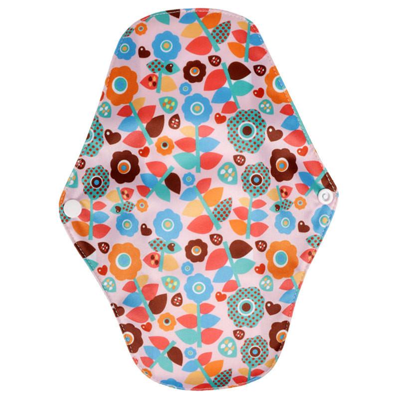 Sanitary Reusable Towels Pads Women Bamboo Cloth Washable Menstrual Safety Pads