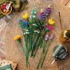 Kompatibilní bloky Wildflower Bouquet Blocks 10313 Botanický konstruktor z umělých květin pro narozeninovou cihlu k výročí