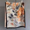 Leaf Luxury Winter Women Scarf Imitation Cashmere Thicken Warm Shawl Pashmina Scarves Female Wrap Blanket Ladies