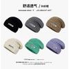 Loose-fitting women's knitted hat for autumn and winter, Korean style, versatile, suitable for large head sizes, makes the face look smaller, warm